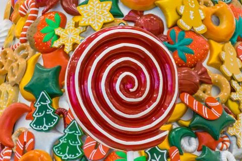 Christmas candy Stock Photos