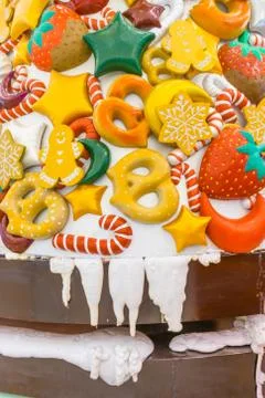 Christmas candy Stock Photos