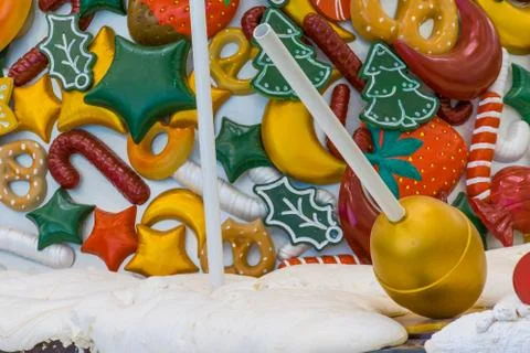 Christmas candy Stock Photos