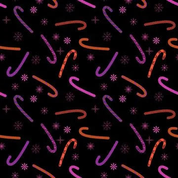 Christmas candy seamless sugar pattern for wrapping paper and fabrics and l.. Stock Illustration