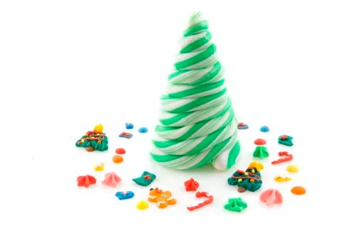 Christmas candy tree Stock Photos