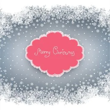 Christmas card background. Illustrazione stock