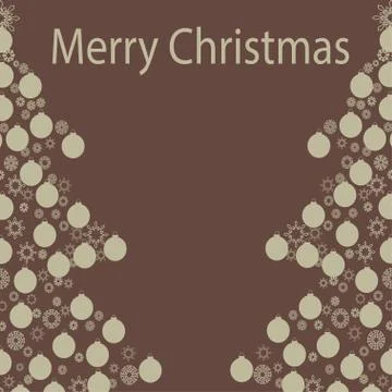 Christmas card background Illustrazione stock