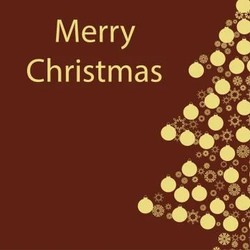 Christmas card background Stock Illustration