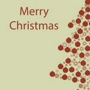 Christmas card background Stock Illustration
