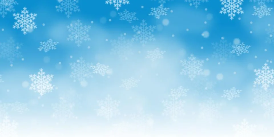 Christmas card background pattern winter decoration banner snow flakes snowfl Stock Illustration