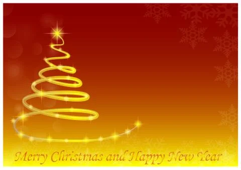Christmas card background vector design Stock Illustration