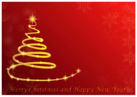 Christmas card background vector design Stock Illustration