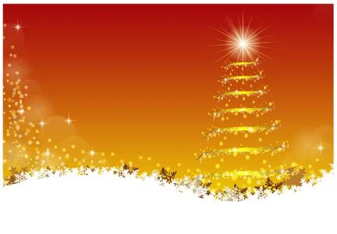 Christmas card background vector design Stock Illustration