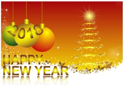 Christmas card background vector design Stock Illustration