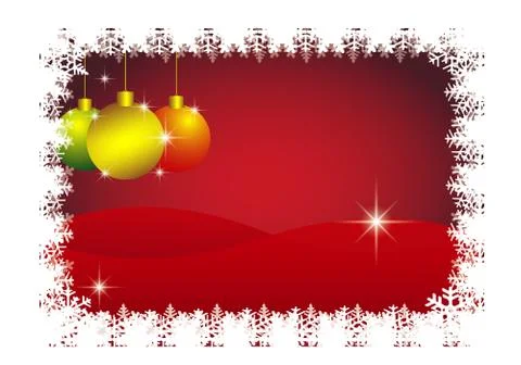 Christmas card background vector design Stock Illustration