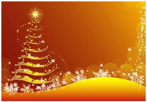 Christmas card background vector design Stock Illustration