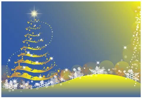 Christmas card background vector design Stock Illustration