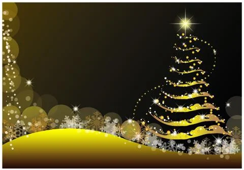 Christmas card background vector design Stock Illustration