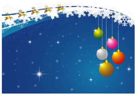 Christmas card background vector design Stock Illustration