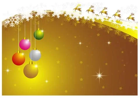 Christmas card background vector design Stock Illustration