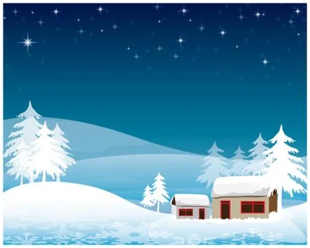 Christmas card background vector design Stock Illustration