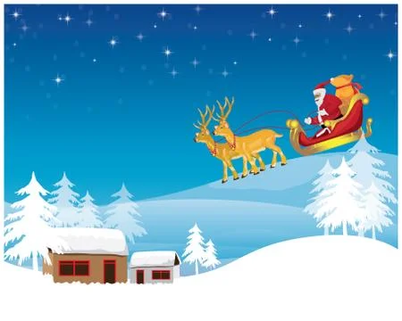 Christmas card background vector design Stock Illustration