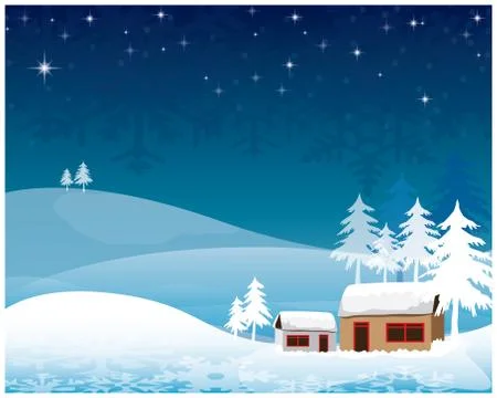 Christmas card background vector design Stock Illustration