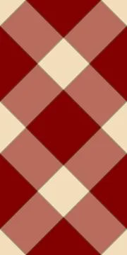 Christmas card check pattern textile, 1960s fabric texture vector. Basic pl.. Stock Illustration