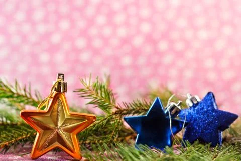Christmas card composition Stock Photos