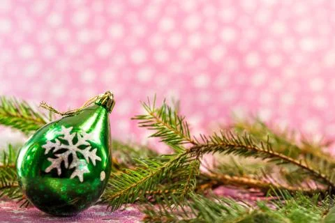 Christmas card composition Stock Photos