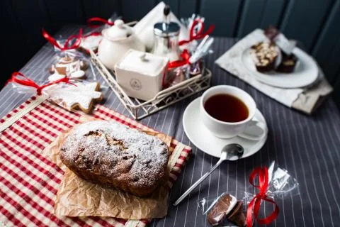 Christmas card composition Stock Photos