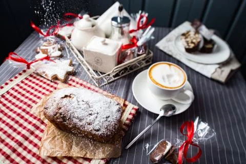Christmas card composition Stock Photos