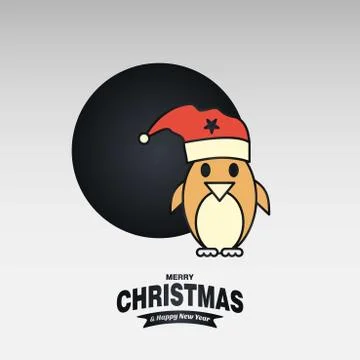Christmas card with creative elegant design and light background vector Illustrazione stock