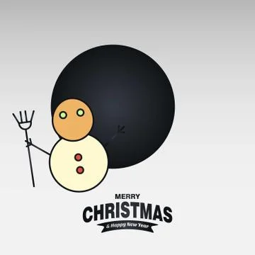 Christmas card with creative elegant design and light background vector 스톡 일러스트