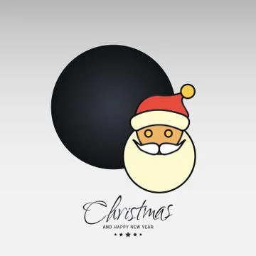 Christmas card with creative elegant design and light background vector 스톡 일러스트