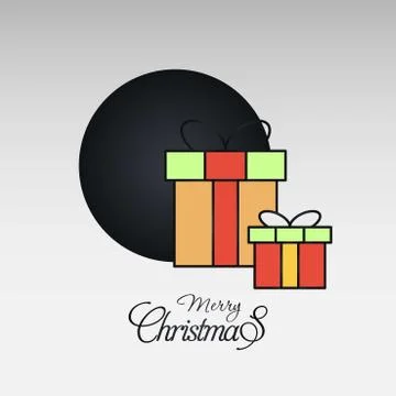 Christmas card with creative elegant design and light background vector 스톡 일러스트