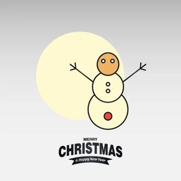 Christmas card with creative elegant design and light background vector 스톡 일러스트