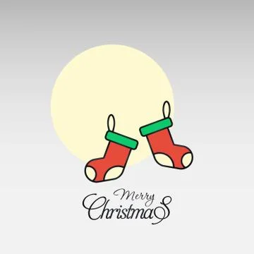 Christmas card with creative elegant design and light background vector 스톡 일러스트