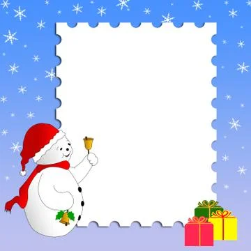 Christmas card design Stock Illustration