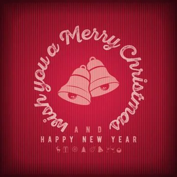 Christmas Card Design Stock Illustration