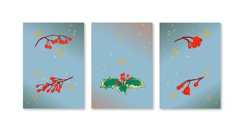 Christmas card design with vector illustrations. Merry christmas. Christmas.. Stock Illustration