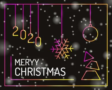Christmas card, flyer, invitation, web graphics, greeting Stock Illustration