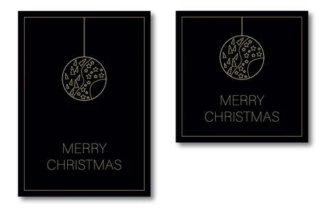 Christmas card with glittering background with tree Illustrazione stock
