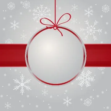 Christmas card with holiday elements. Stock Illustration