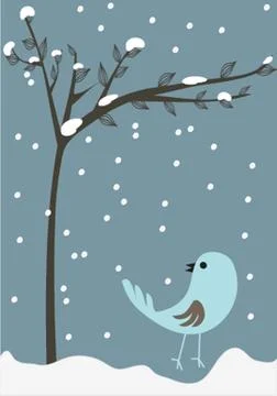 Christmas card with holiday elements. Illustrazione stock
