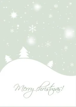 Christmas card with holiday elements. Stock Illustration