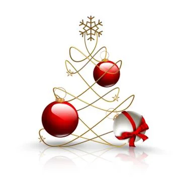 Christmas card Illustrazione stock