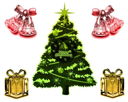 Christmas card Illustrazione stock