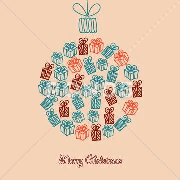 Christmas card. Stock Illustration