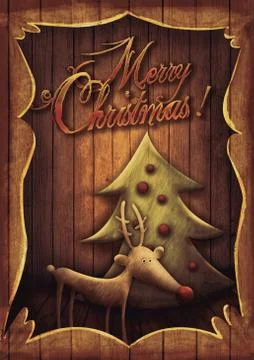 Christmas card Stock Illustration