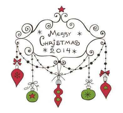 Christmas card Stock Illustration
