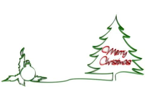 Christmas card Stock Illustration