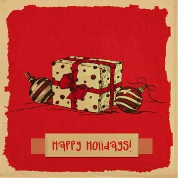 Christmas card Stock Illustration