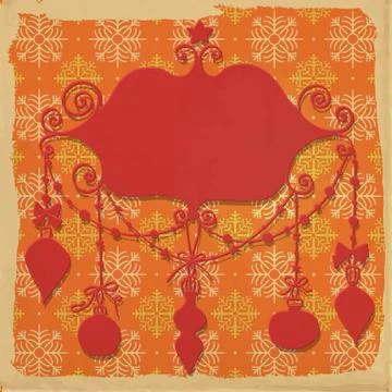 Christmas card Stock Illustration